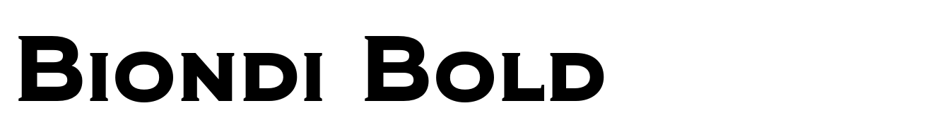 Biondi Bold